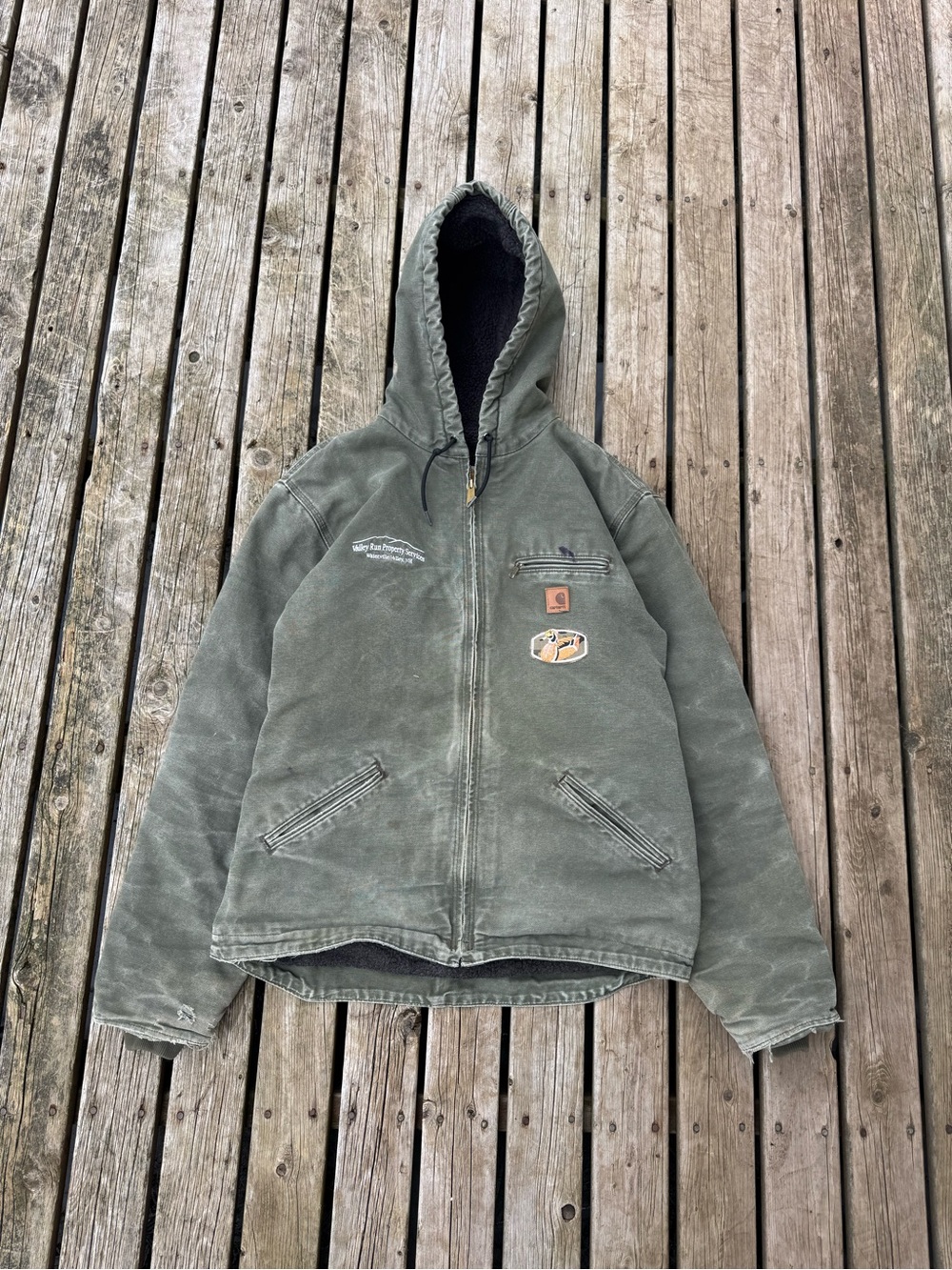 Carhartt Men’s J141 “ARG” Hooded Sherpa Lined Jacket (L-Tall)